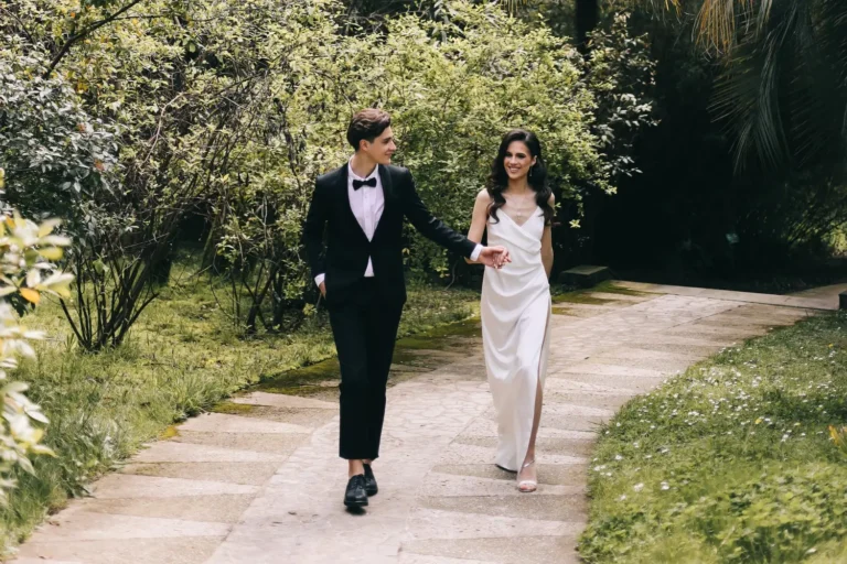 walking down the aisle