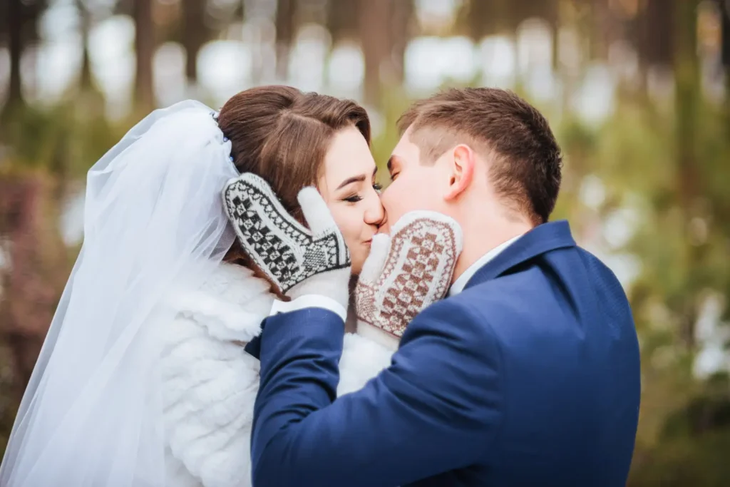 Winter wedding dress