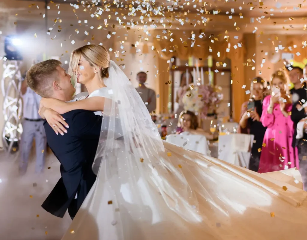 Couple on a wedding